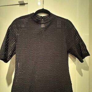 Maeve T-Shirt Black Mesh